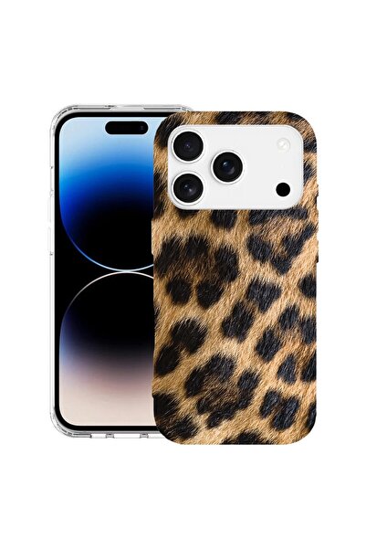 bestcase Θήκη για Apple iPhone 17 Pro με σχέδιο λεοπάρ, MagSafe Αντικραδασμικ...