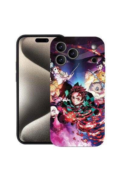 bestcase Husă pentru Apple iPhone 17 Pro Max cu design Demon Slayer, Silicon ...