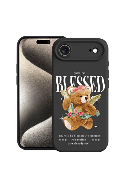 bestcase Husă pentru Apple iPhone 17 Air cu Design Ursuleț de Pluș Bless, Sil...