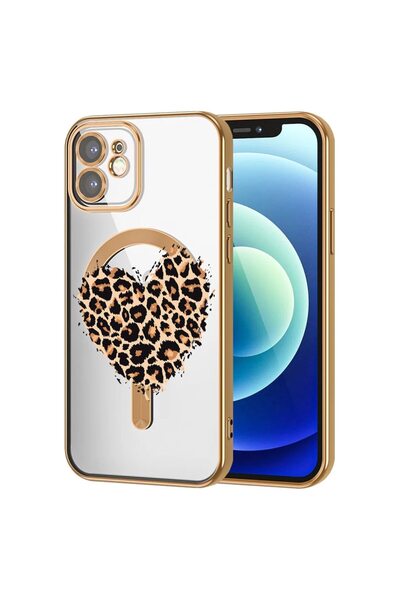 bestcase Πολυτελής Θήκη MagSafe, Συμβατή με Apple iPhone 11, Σχέδιο Καρδιάς Λ...