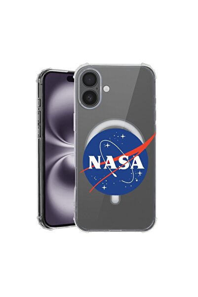 bestcase Husa pentru Apple iPhone 16, MagSafe Anti Shock, Nasa Classic, Prote...