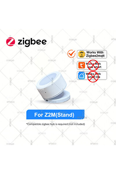 Choice1 مستشعر الإضاءة Z2M (القياسي) بتقنية ZigBee لقياس السطوع والإنارة للمن...
