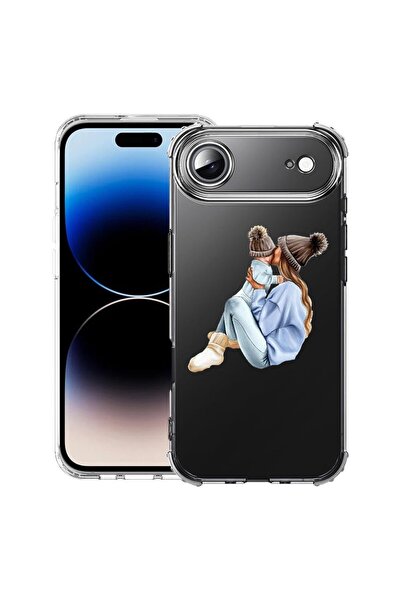 bestcase Θήκη για Apple iPhone 17 Air με Σχέδιο Κορίτσι Μαμά με Αγόρι, Αντικρ...