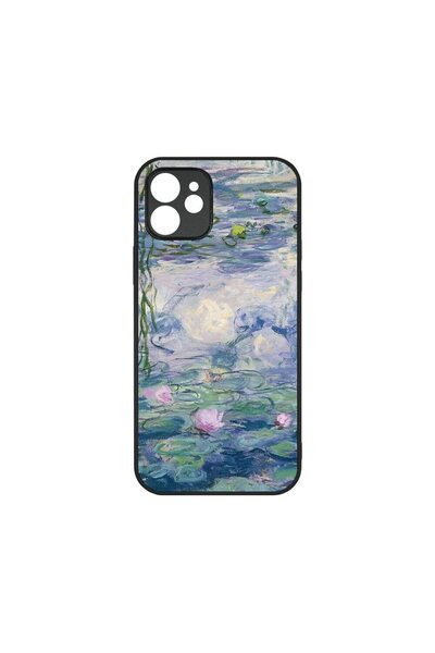 bestcase Husa subțire transparentă, compatibilă cu Apple iPhone 12, Nufăr, Cu...