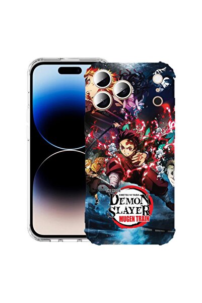 bestcase Husa pentru Apple iPhone 17 Pro Max cu Design Demon Slayer, Anti Sho...