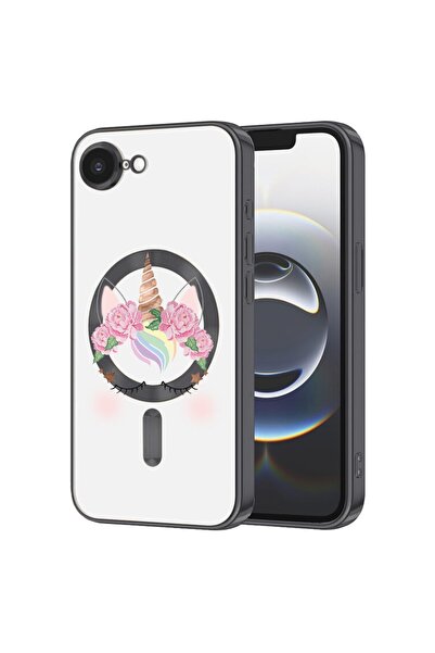 bestcase Πολυτελής Θήκη MagSafe, Συμβατή με Apple iPhone 16e, Χαριτωμένος Μον...