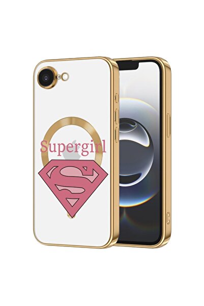 bestcase Husa Luxury MagSafe, Compatibila Apple iPhone 16e, Super Girl, Ultra...