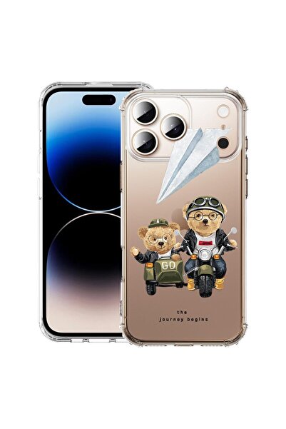 bestcase Θήκη για Apple iPhone 17 Pro Max με Σχέδιο Teddy On The Road, Αντικρ...