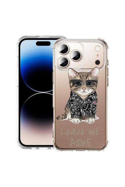 bestcase Θήκη για Apple iPhone 17 Pro Max με Σχέδιο Γάτας  "Αφήστε με ήσυχο "...