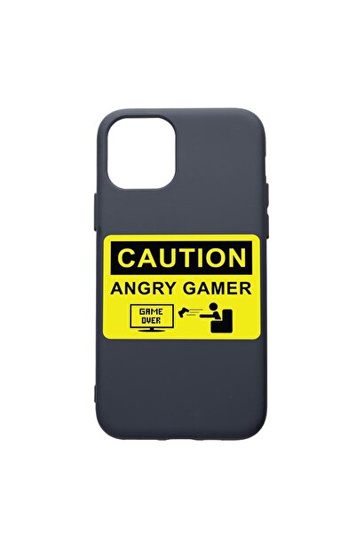 bestcase Husa Premium Silicon Compatibila Cu Apple IPhone 12, Gamer - Angry G...