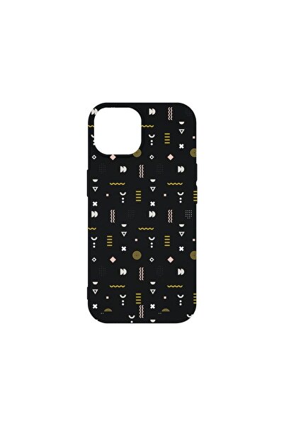 bestcase Θήκη Premium Υγρής Σιλικόνης, Συμβατή με Apple iPhone 15, Σύμβολα, Λ...