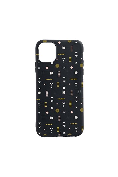 bestcase Husa Silicon Compatibila Cu Apple iPhone 12 Mini, Symbols, rezistent...