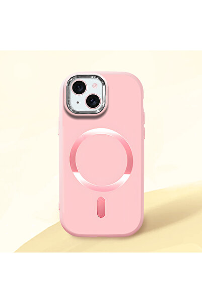 CASEVIBE iPhone 15 Uyumlu Sade, tek renk, tam kaplama, darbeye dayanıklı