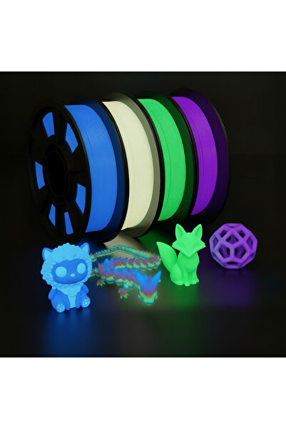 choice2 خيوط طابعة ثلاثية الأبعاد PLA من Filajoy3D مضيئة في الظلام بأربعة ألو...