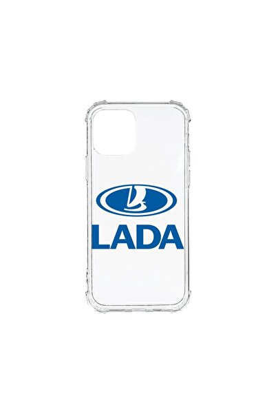 bestcase Противоударен калъф 1.5ММ, съвместим с Apple iPhone 11, Лого Лада, Т...