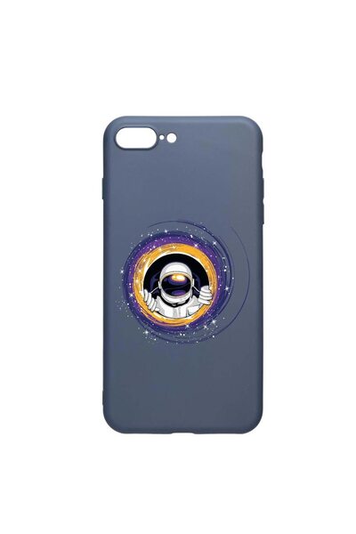 bestcase Husa Silicon Compatibila Cu Apple iPhone 8 Plus / 7 Plus, Astronaut,...