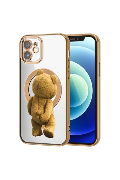 bestcase Husa Luxury MagSafe, Compatibila Apple iPhone 11, Urs poznas ‚Äì des...