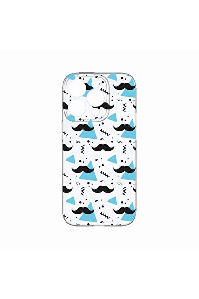 bestcase Θήκη, Συμβατή με Apple iPhone 14 Pro Max, Σχέδιο μουστάκι, Ανθεκτική...