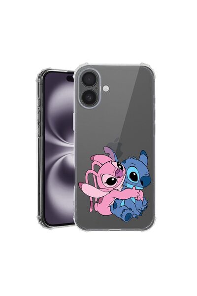 bestcase Θήκη για Apple iPhone 16, Αντικραδασμική 1.5MM, Angel Hugging Stitch...