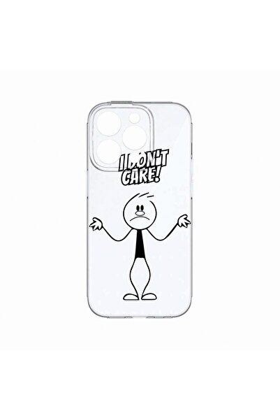 bestcase Θήκη, Συμβατή με Apple iPhone 14 Pro, Δεν με νοιάζει, Ανθεκτική στη ...