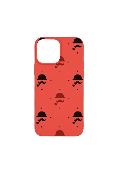 bestcase Husa Silicon, Compatibila Cu Apple iPhone 13 Pro Max, Mustache, rezi...