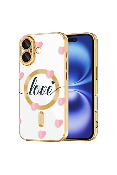 bestcase Πολυτελής Θήκη MagSafe, Συμβατή με Apple iPhone 16 Plus, Ρομαντικό Σ...