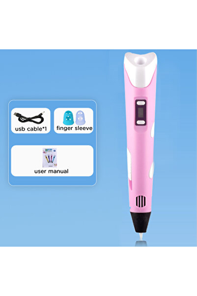 Choice USB no adaper NO BOX 3D Pen With LCD Screen Compatible PLA Filament To...