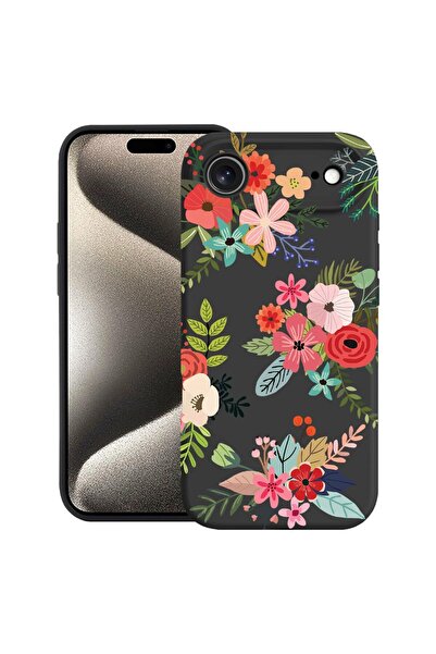 bestcase Husă pentru Apple iPhone 17 Air cu Design Floral, Silicon Premium, I...