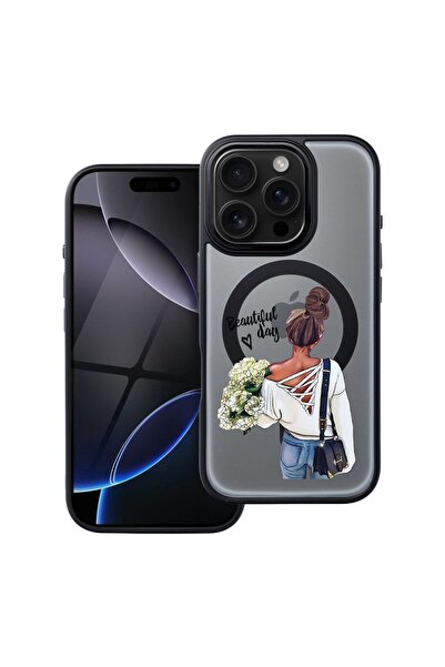 bestcase Θήκη συμβατή με Apple iPhone 15 Pro με σχέδιο Μαμάς-Κοριτσιού με Αγό...