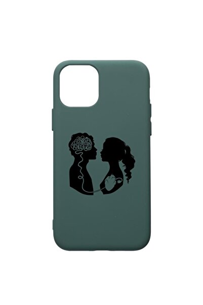 bestcase Θήκη Σιλικόνης Premium Συμβατή με Apple iPhone 11, Love With Brain, ...