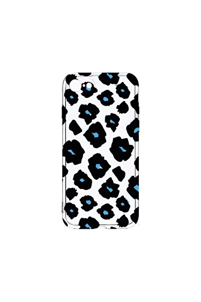 bestcase Διαφανής Θήκη Σιλικόνης 2MM, Συμβατή με Apple iPhone SE 2, Μπλε Σχέδ...