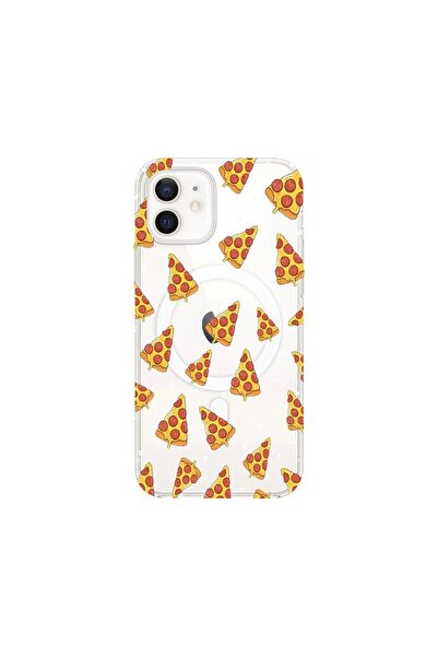 bestcase Θήκη MagSafe Αντικραδασμική, Συμβατή με Apple iPhone 12, Σχέδιο Πίτσ...