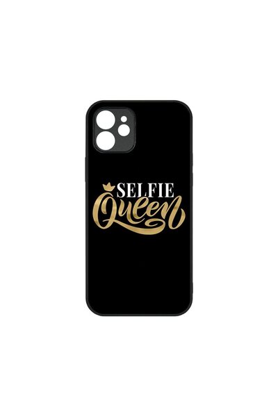 bestcase Λεπτή Γυάλινη Θήκη, Συμβατή με Apple iPhone 12, Queen, Χρώματα HD, Π...