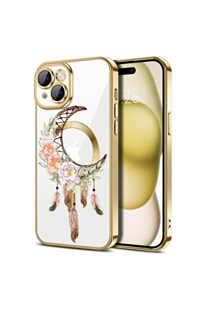 bestcase Husa Luxury MagSafe, Compatibila Apple iPhone 14, DreamCatcher color...