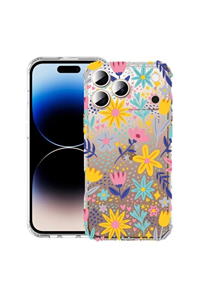 bestcase Husă pentru Apple iPhone 17 Pro cu design Floricele Mici, Antișoc, C...