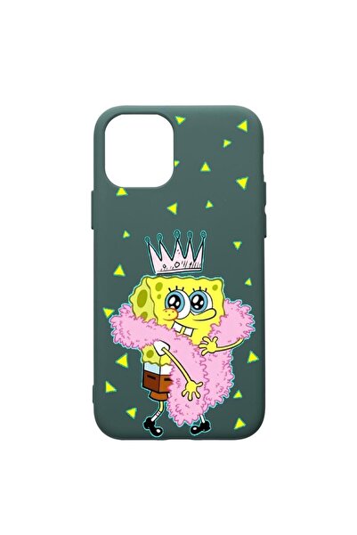 bestcase Husa Premium Silicon Compatibila Cu Apple iPhone 11, Spongebob, cu i...