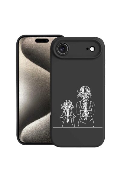 bestcase Θήκη για Apple iPhone 17 Air με Σχέδιο Μαμά και Κόρη, Σιλικόνη Premi...