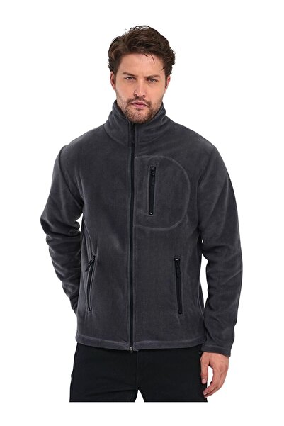 LC Waikiki Rmz Gi̇yi̇m Farkiyla 3-Pocket Outdoor Fleece Men's Zippered Sweats...