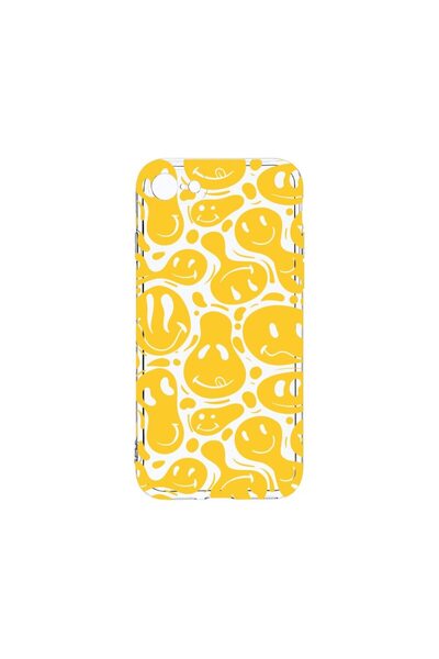 bestcase Διαφανής Θήκη Σιλικόνης 2MM, Συμβατή με Apple iPhone SE 2, Acid Smil...