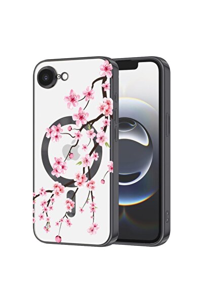 bestcase Πολυτελής Θήκη MagSafe, Συμβατή με Apple iPhone 16e, Άνθη Κερασιάς -...