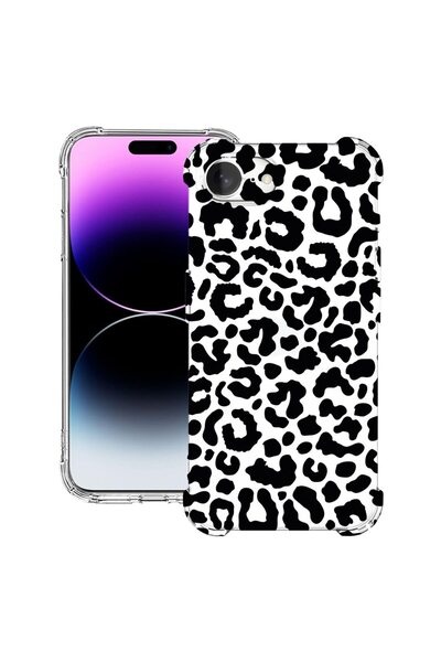 bestcase Θήκη για Apple iPhone 16e, Αντικραδασμική 1.5MM, Λεοπάρ, Προστασία κ...