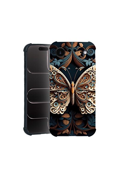 bestcase Θήκη TPU Pro Shock Συμβατή με Apple iPhone 17 Air, με Σχέδιο Πεταλού...