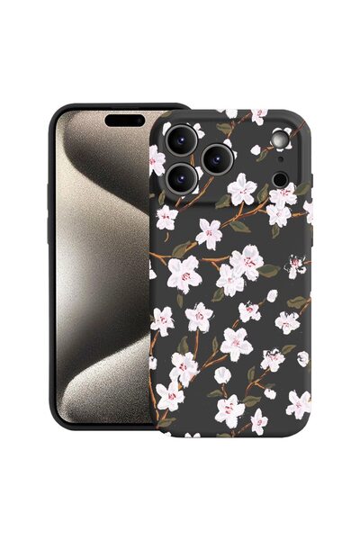 bestcase Husă pentru Apple iPhone 17 Pro cu design Floare de primăvară, Silic...