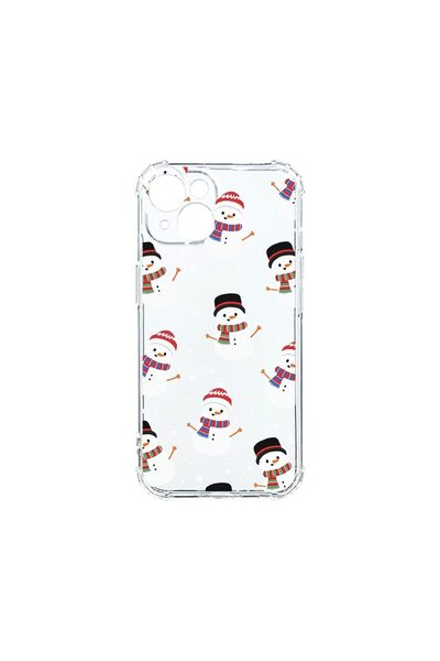 bestcase Anti Shock Case 1.5MM, Compatible with Apple iPhone 15 Plus, Snowman...