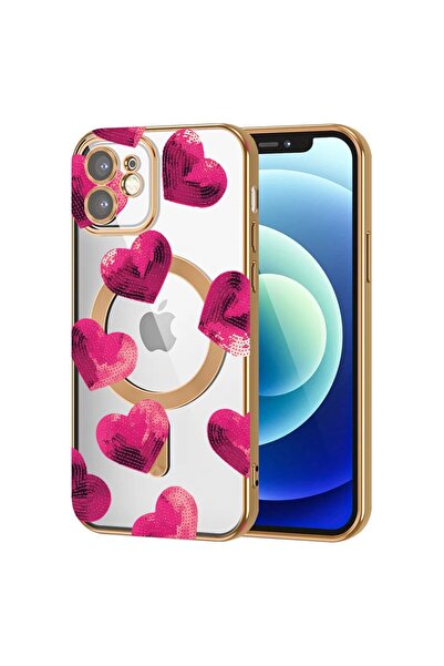 bestcase Husa Luxury MagSafe, Compatibila Apple iPhone 11, Inimioare bordo ‚Ä...