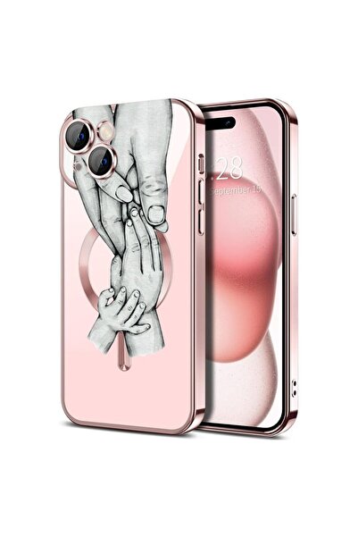 bestcase Husa Luxury MagSafe, Compatibila Apple iPhone 15 Plus, Family, Ultra...