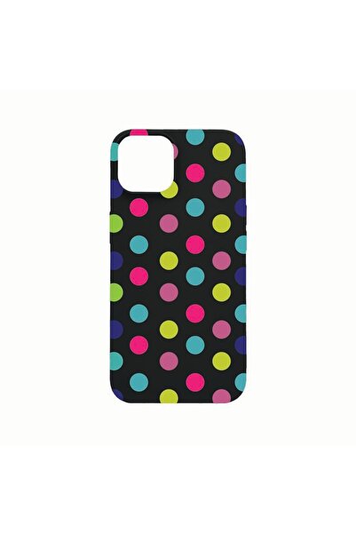 bestcase Silicone Case, Compatible with Apple iPhone 14, Dots Color, wear-res...