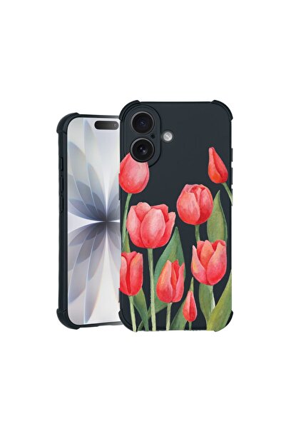 bestcase Husa TPU Pro Shock Compatibila cu Apple iPhone 15 Pro, cu Design Red...