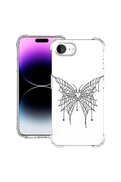 bestcase Husa pentru Apple iPhone 16e, Anti Shock 1.5MM, Butterfly, Protectie...