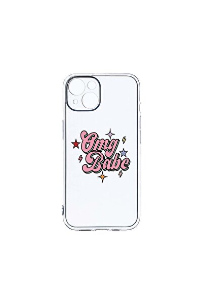 bestcase Husa Clear Silicon 2MM, Compatibila Cu Apple iPhone 14, OMG Babe, An...